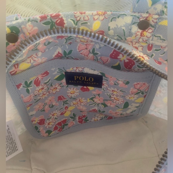Polo Ralph Lauren Floral Small Tote NWT - Picture 4 of 9